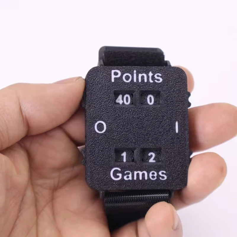 Portable Cricket/Tennis/Padel Scorer Wristband Instant Score Tracker No Memory Loss Suitable For Coaches, Referees, Players