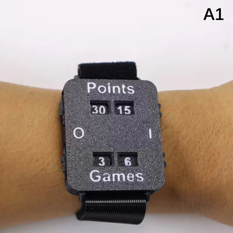 Portable Cricket/Tennis/Padel Scorer Wristband Instant Score Tracker No Memory Loss Suitable For Coaches, Referees, Players