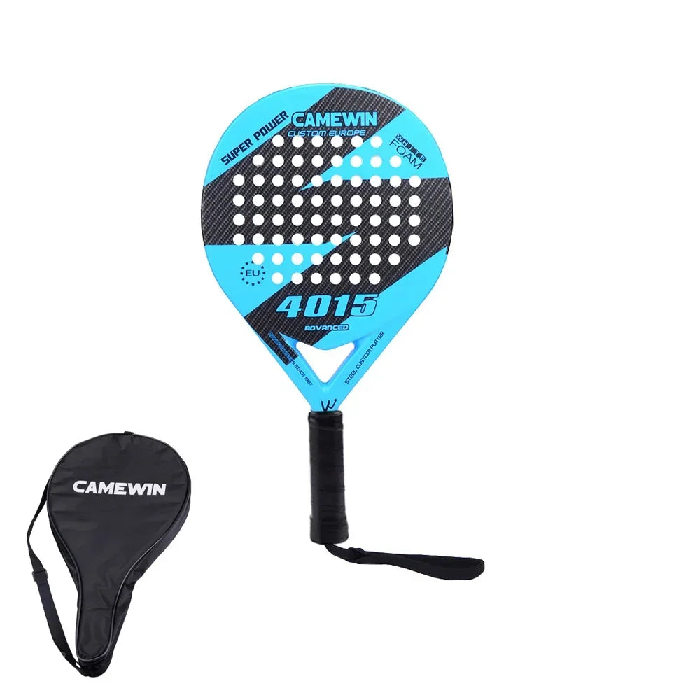 NEW Competition Padel Racket - 3K Carbon Fiber & EVA Core, Ultra-Light Design with Anti-Slip Grip and Waterproof Case