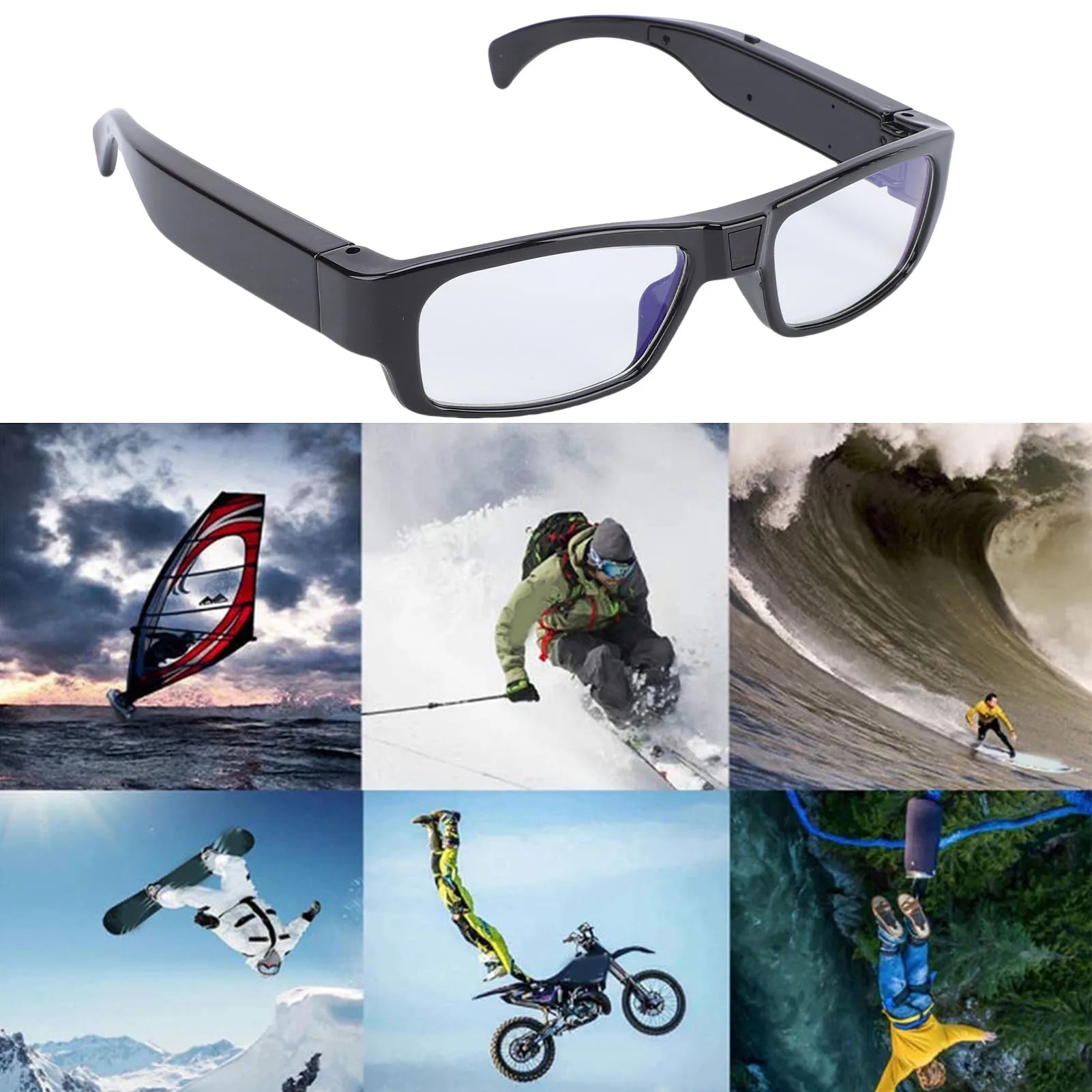 Óculos Câmara Desportivos 1080P HD - Regista em Campo