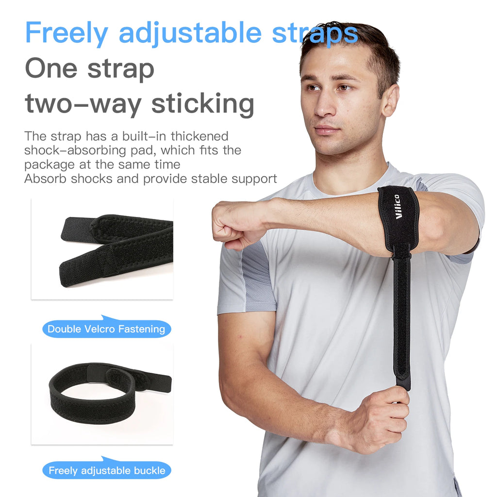 1/2 PCS Elbow Protection Strap Elbow Soft Cushion Support Strap Knee Support Basketball Tennis Badminton Epicondylitis Elbow Pad