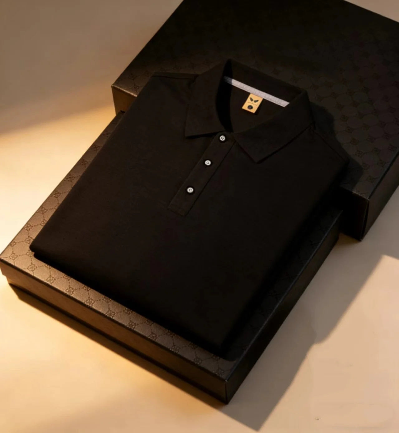 Men's Polo Shirt - Flip collar short sleeved premium fit design, suitable for office, travel or light business style, daily wear