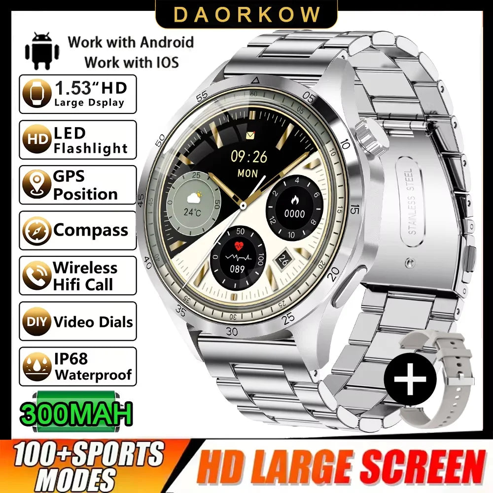 Smartwatch Desportivo 1.53" AMOLED NFC GPS Bluetooth