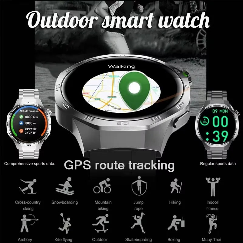 Smartwatch Desportivo 1.53" AMOLED NFC GPS Bluetooth