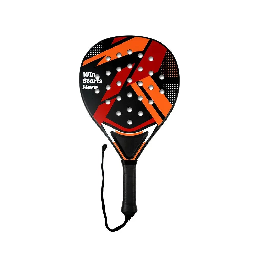 Budget-Friendly Padel Tennis Racket for Beginners Intermediates Durable Anti-Vibration Handle Plastic Grip