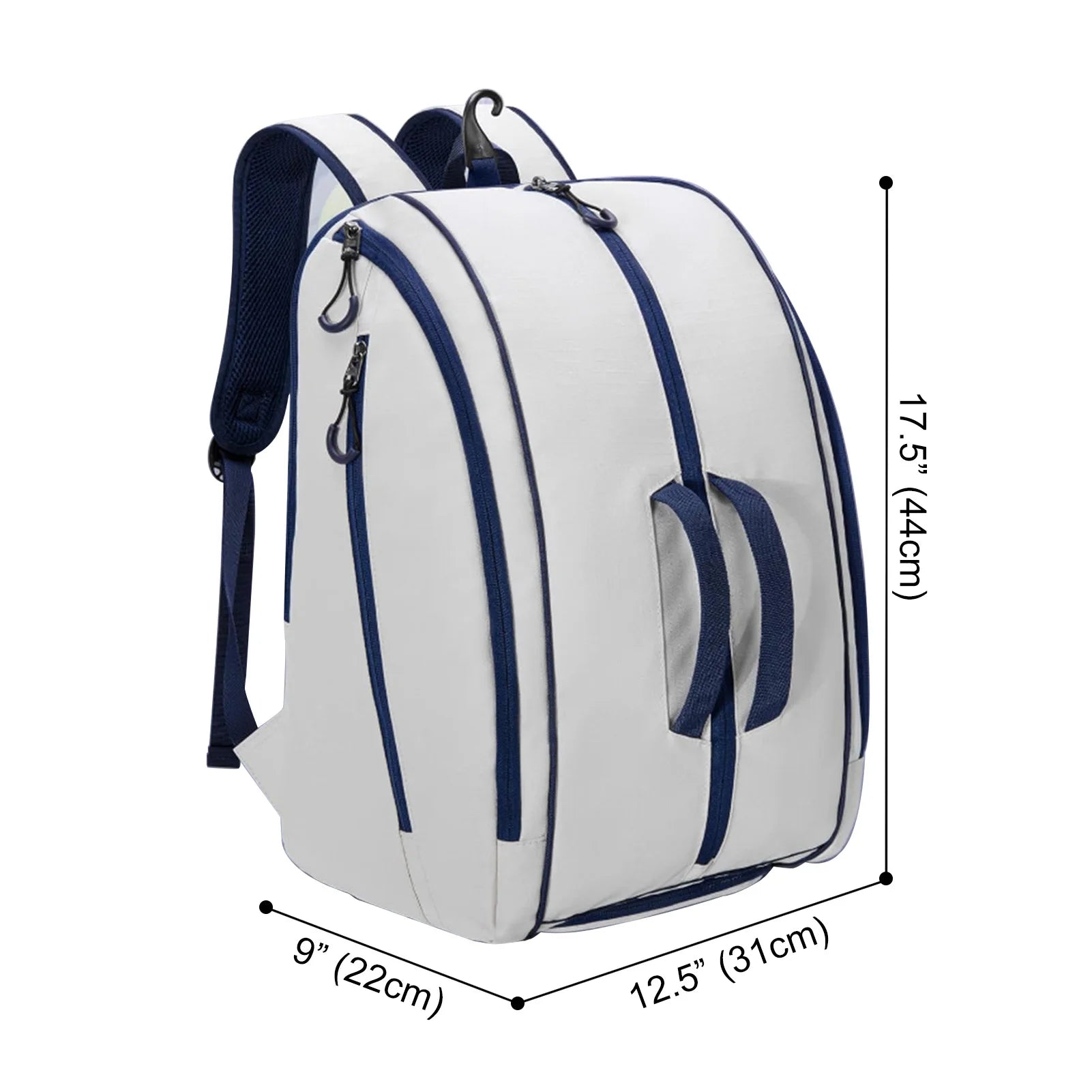 Pickleball Racket Bag Outdoor Portable Double Shoulder Racket Bag Tennis Training Backpack Racquet with Shoe Compartment