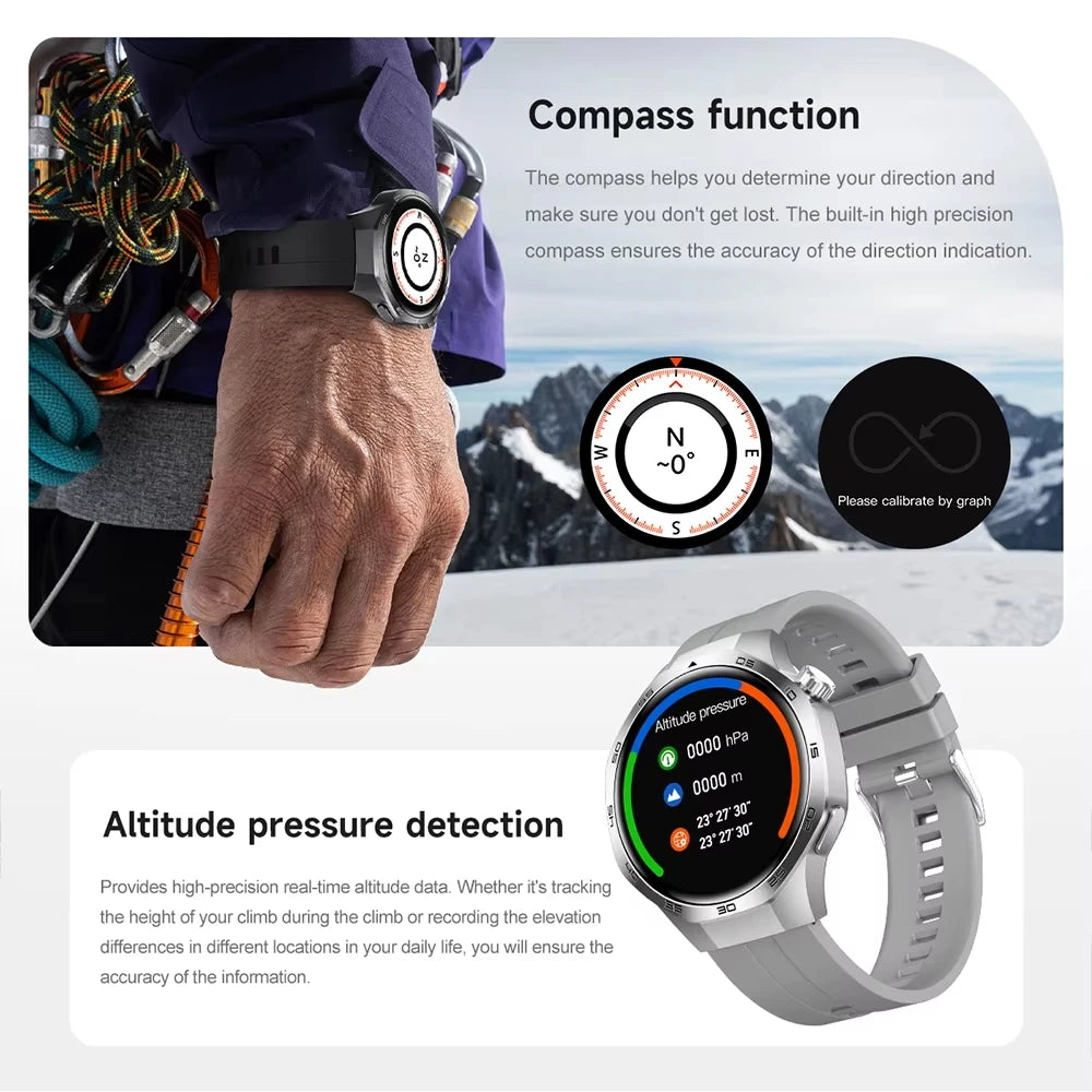 Smartwatch Desportivo 1.53" AMOLED NFC GPS Bluetooth