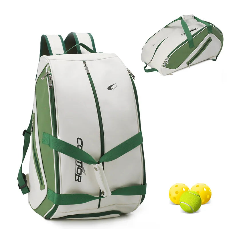 Mochila de Padel Grande Capacidade com Compartimento para Sapatilhas
