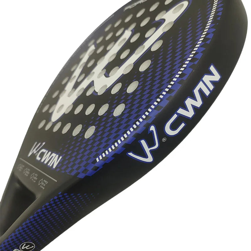 Padel racket Paddle racket 50% carbon fiber 50% glass fiber EVA elastic memory foam core Tennis racket Carbon fiber padel racket