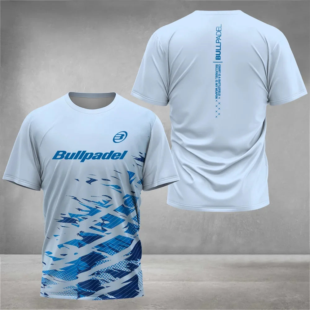 Cool Padel Breathable Short Sleeve Summer Quick Dry Short Sleeve Street Men's Top Outdoor Tennis T Shirt New Fitness Collection