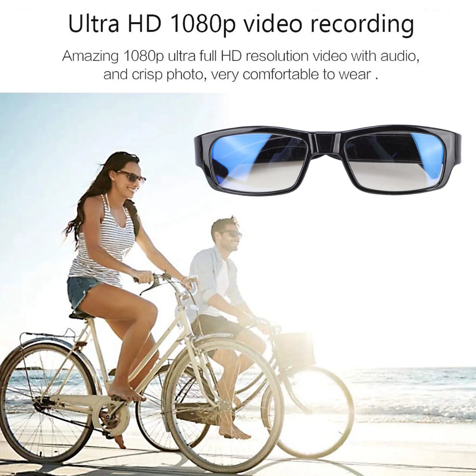 Óculos Câmara Desportivos 1080P HD - Regista em Campo