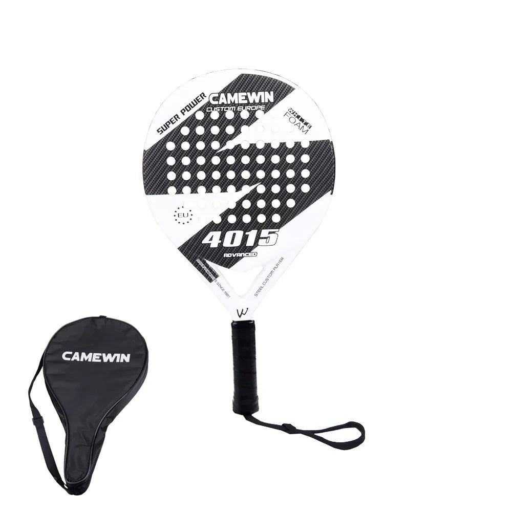 NEW Competition Padel Racket - 3K Carbon Fiber & EVA Core, Ultra-Light Design with Anti-Slip Grip and Waterproof Case