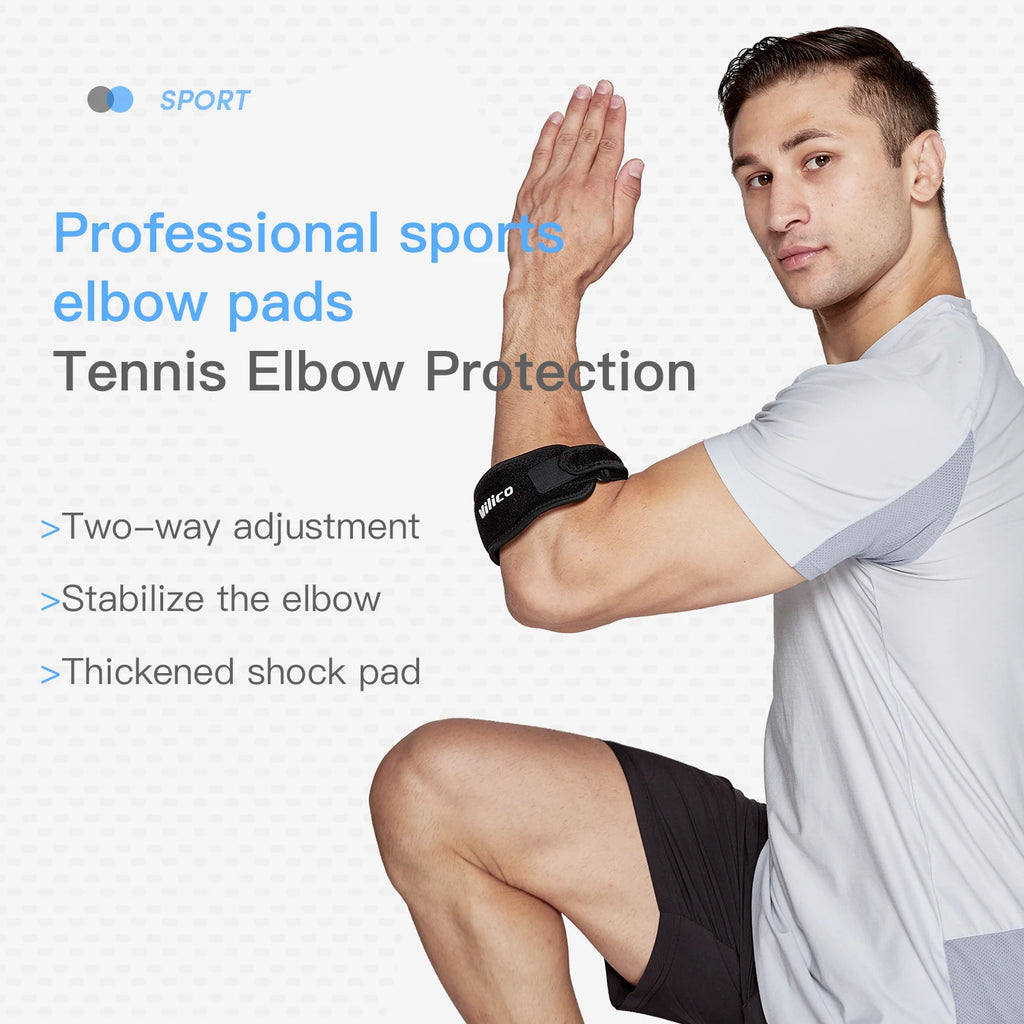 1/2 PCS Elbow Protection Strap Elbow Soft Cushion Support Strap Knee Support Basketball Tennis Badminton Epicondylitis Elbow Pad