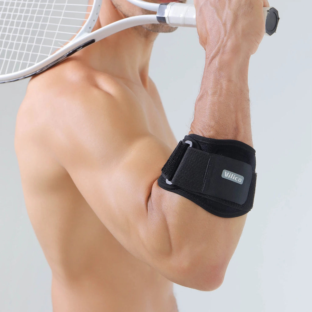 1 PCS Elbow Protection Strap Elbow Soft Cushion Support Strap Knee Support Basketball Tennis Badminton Epicondylitis Elbow Pad