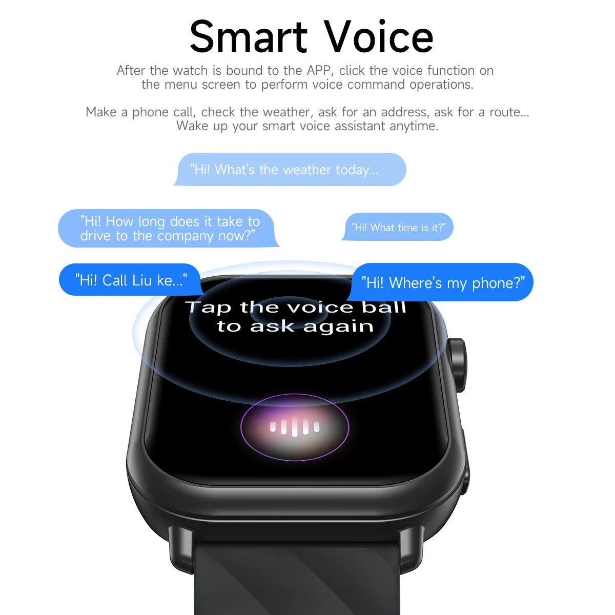 Smartwatch Desportivo 2026 1.83" HD Voice Assistant