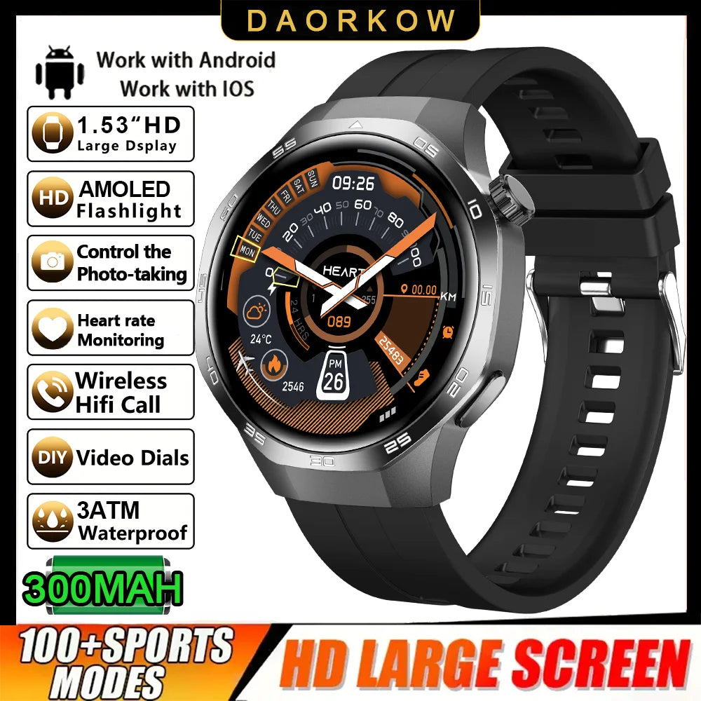 Smartwatch Desportivo 1.53" AMOLED NFC GPS Bluetooth