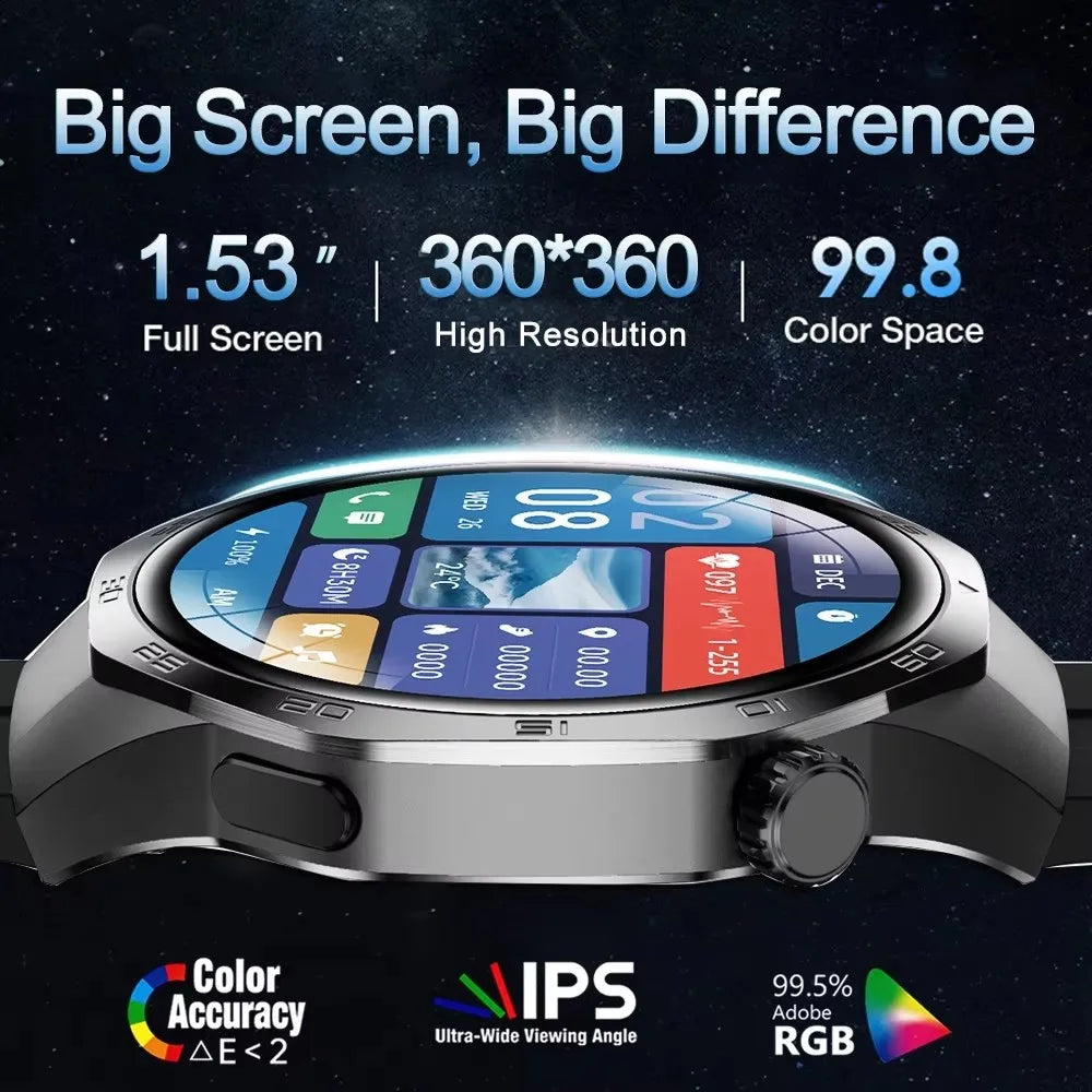 Smartwatch Desportivo 1.53" AMOLED NFC GPS Bluetooth