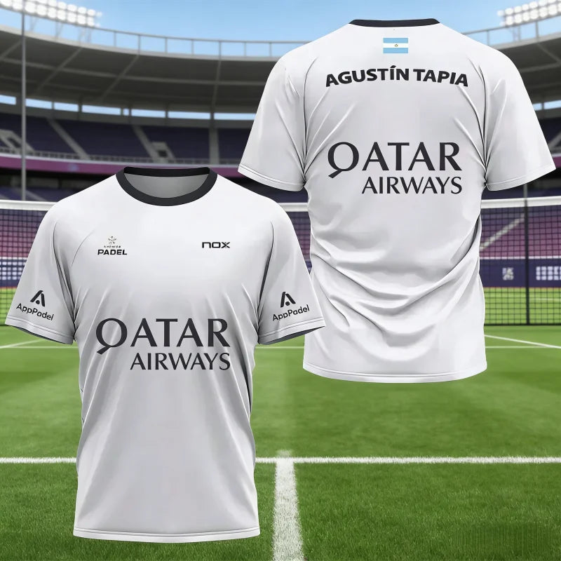 2026 New Men Padel Tennis  T-Shirt Sports Training Tops Male Casual Short Sleeve Clothing Streetwear Men Clothing Tops Beachwear