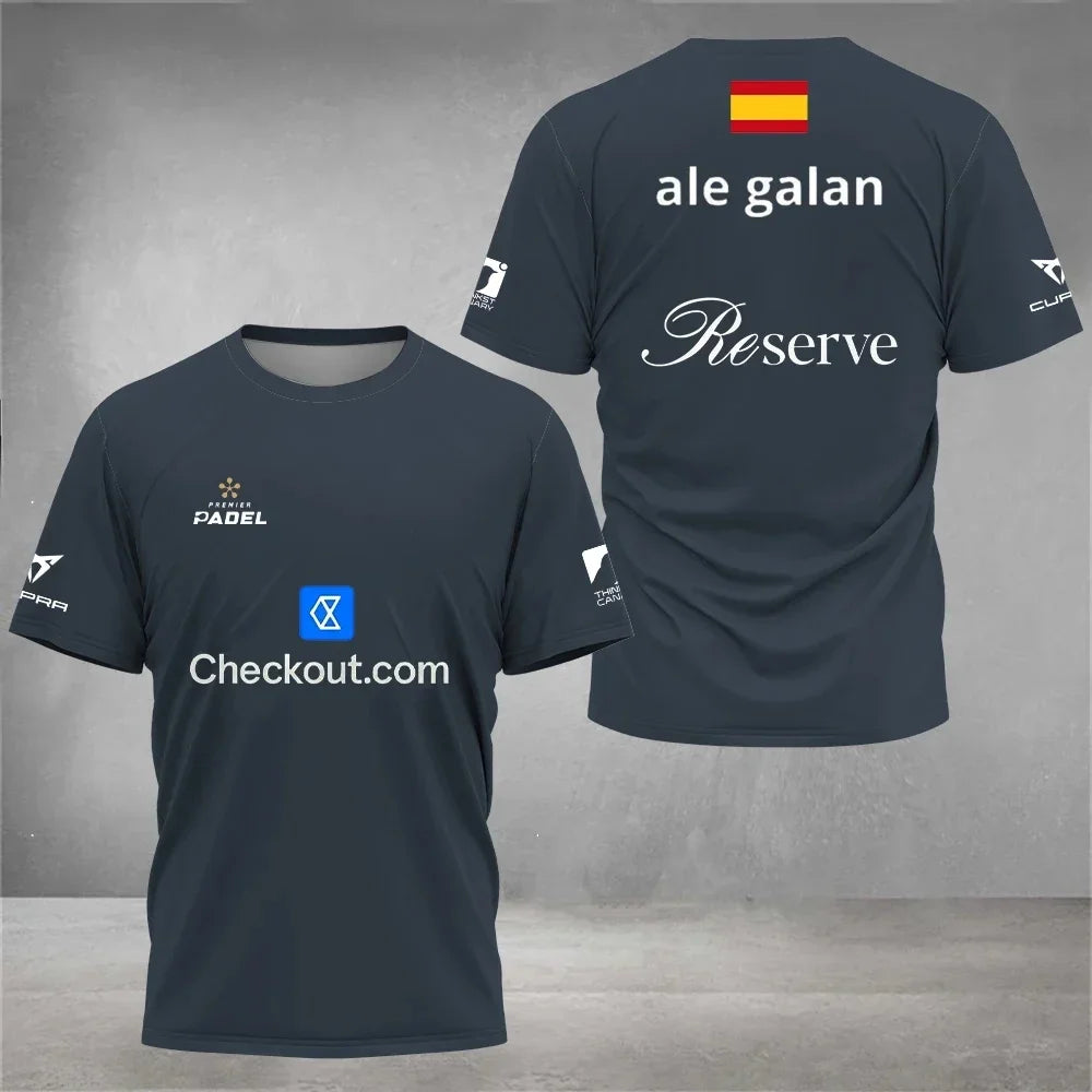 Cool Padel Breathable Short Sleeve Fitness Men Women T-Shirt Summer Quick Dry Street O-neck Tees New Padel Sports Kids/Adult Top