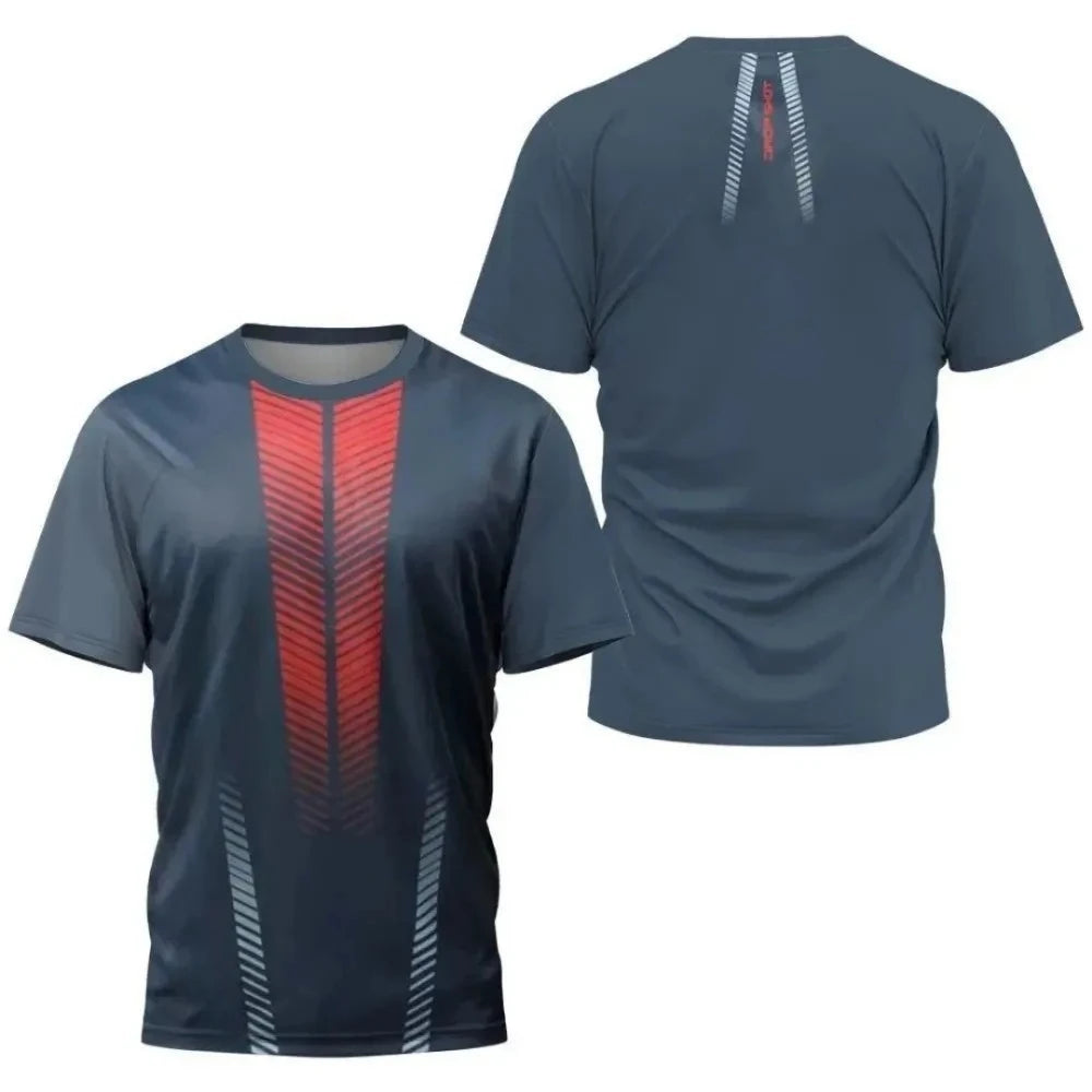 2025 summer new breathable sportswear Padel quick drying T-shirt outdoor men and women leisure fashion comfortable new