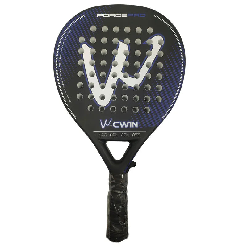Padel racket Paddle racket 50% carbon fiber 50% glass fiber EVA elastic memory foam core Tennis racket Carbon fiber padel racket