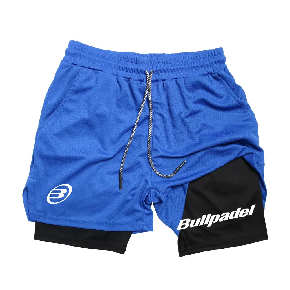 Men's Padel Sports Shorts, Breathable Tennis Shorts, Quick Drying Badminton Pants, Outdoor Running Sportswear, Summer, New