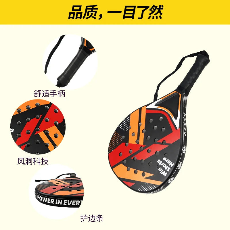 Raquete de Padel Carbono & EVA Memory Foam - Leveza e Equilíbrio