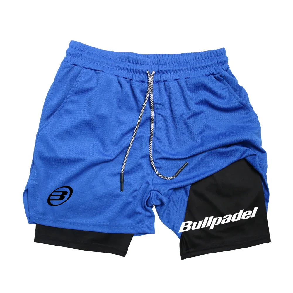 Men's Padel Sports Shorts, Breathable Tennis Shorts, Quick Drying Badminton Pants, Outdoor Running Sportswear, Summer, New