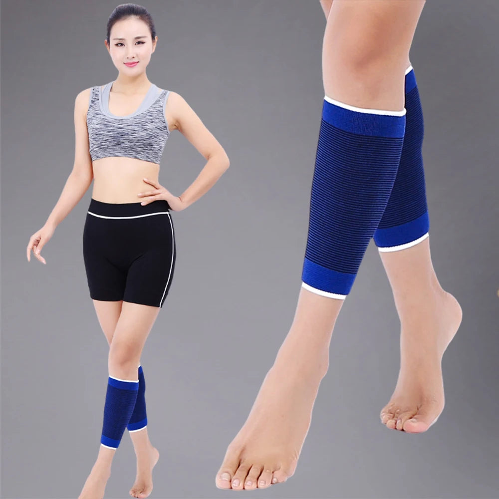 1Pair Sports Knee Brace Support Elastic Leg Compression Sleeve for Basketball Volleyball Running Walking Joint Pain Recovery