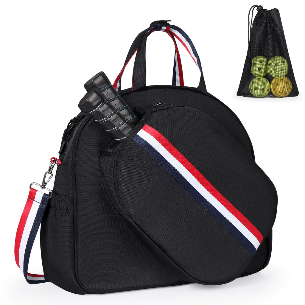 Multi-Sport Equipment Backpack Adjustable Paddle Bag for Pickleball Tennis & Racquetball Large Capacity Storage for Men & Women