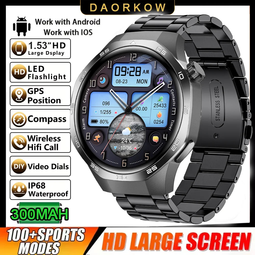 Smartwatch Desportivo 1.53" AMOLED NFC GPS Bluetooth