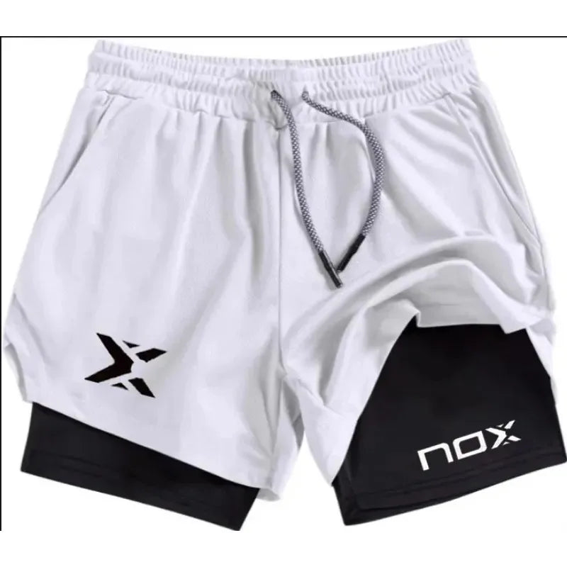 New Summer Men's Padel Sports Loose Casual Breathable Shorts Gym Quick Drying Fashion Badminton Pants Running Sportswear Short