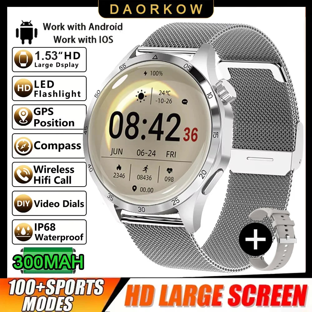 Smartwatch Desportivo 1.53" AMOLED NFC GPS Bluetooth