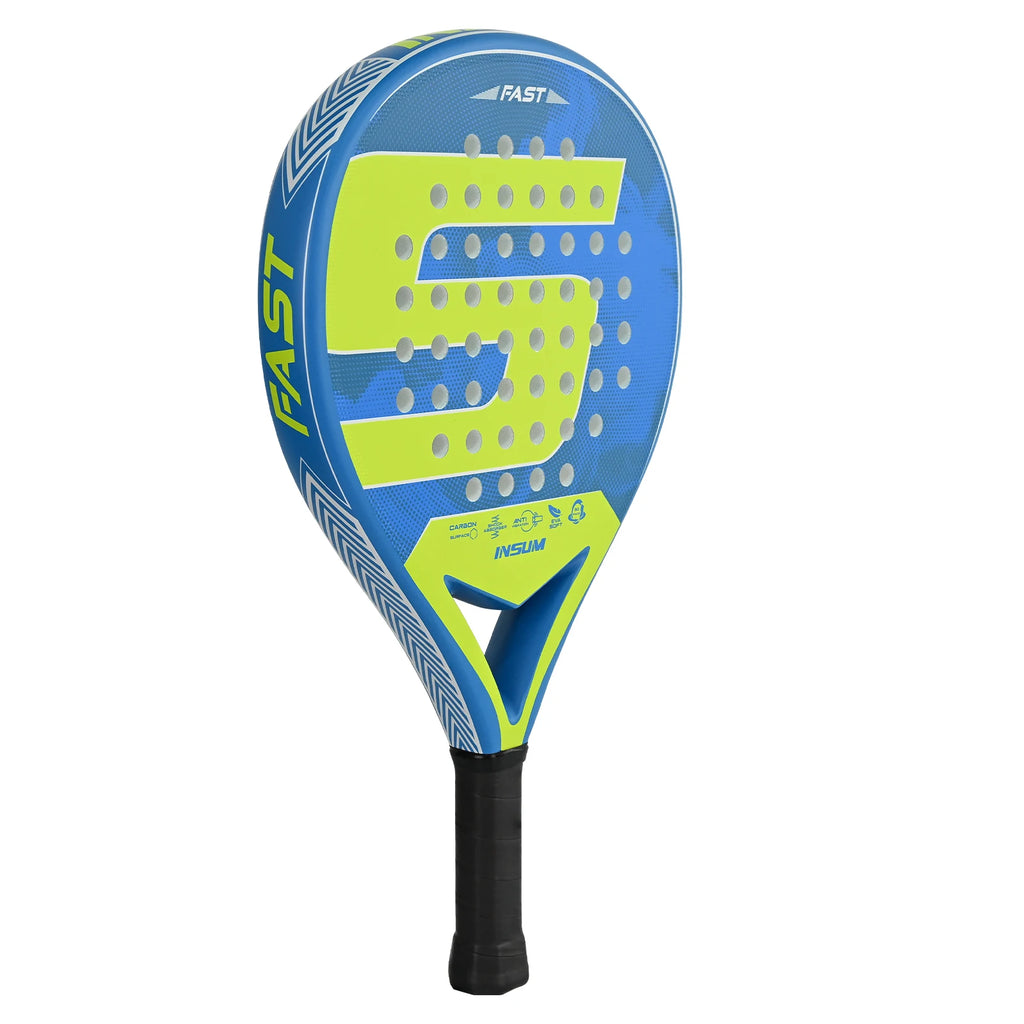 Padel Racket Full Carbon Padel Accessories with EVA Memory for Beginner Padel Tennis Racquets Lightweight Sports Equipment