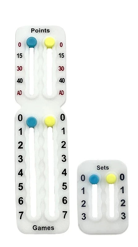 Original Small Score Board For Tennis Padel Racket Lightweight Patent Certified Anti-Paint Peeling Scorekeeper for Amateurs