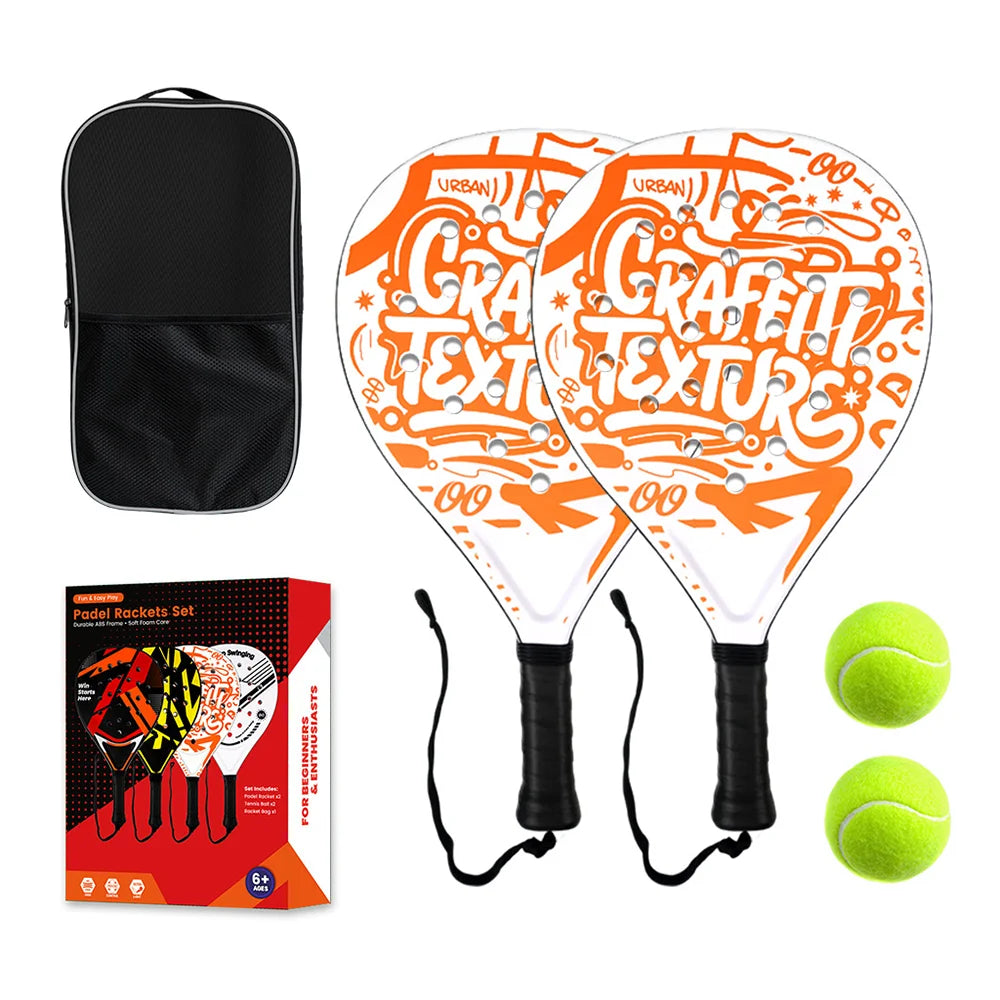 Raquete de Padel Carbono & EVA Memory Foam - Leveza e Equilíbrio