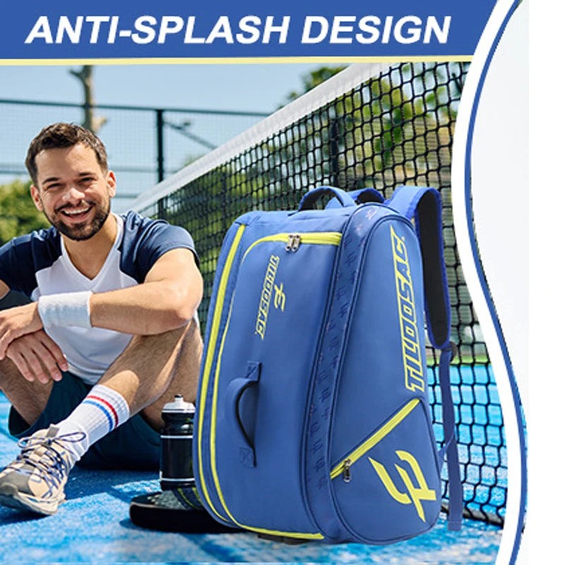Padel Backpack Large Capacity Pickleball Padel Racquet Bag Professional Pickleball Padel Tennis Court Handbag Padel Equipment