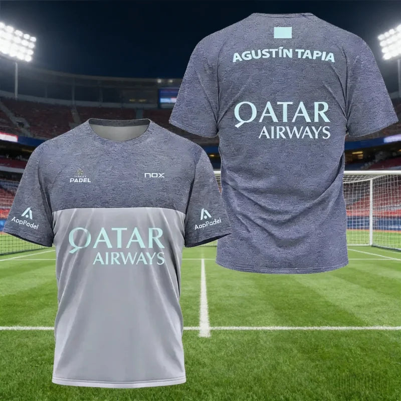 2026 New Men Padel Tennis  T-Shirt Sports Training Tops Male Casual Short Sleeve Clothing Streetwear Men Clothing Tops Beachwear