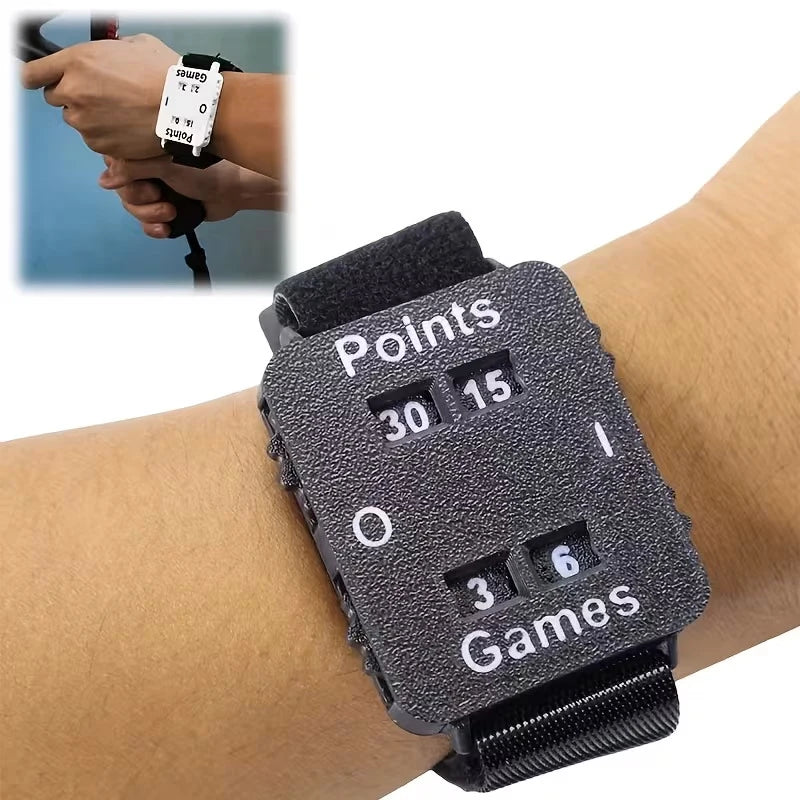 Portable Cricket/Tennis/Padel Scorer Wristband Instant Score Tracker No Memory Loss Suitable For Coaches, Referees, Players