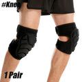 1 Pair Knee Elbow Pads Brace Support for Cycling Snowboard Roller Skating Skateboard Extreme Sports Protective Gear Kneepads