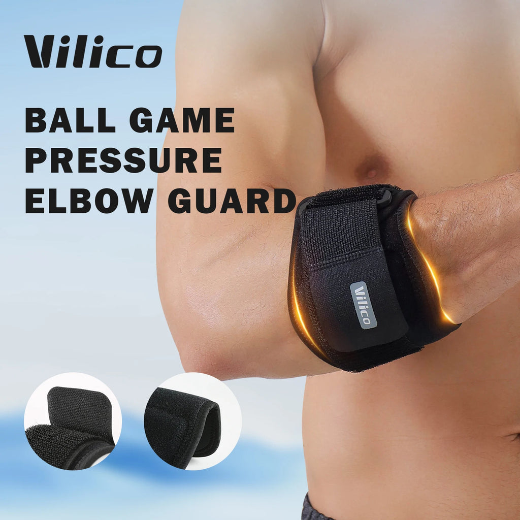 1 PCS Elbow Protection Strap Elbow Soft Cushion Support Strap Knee Support Basketball Tennis Badminton Epicondylitis Elbow Pad