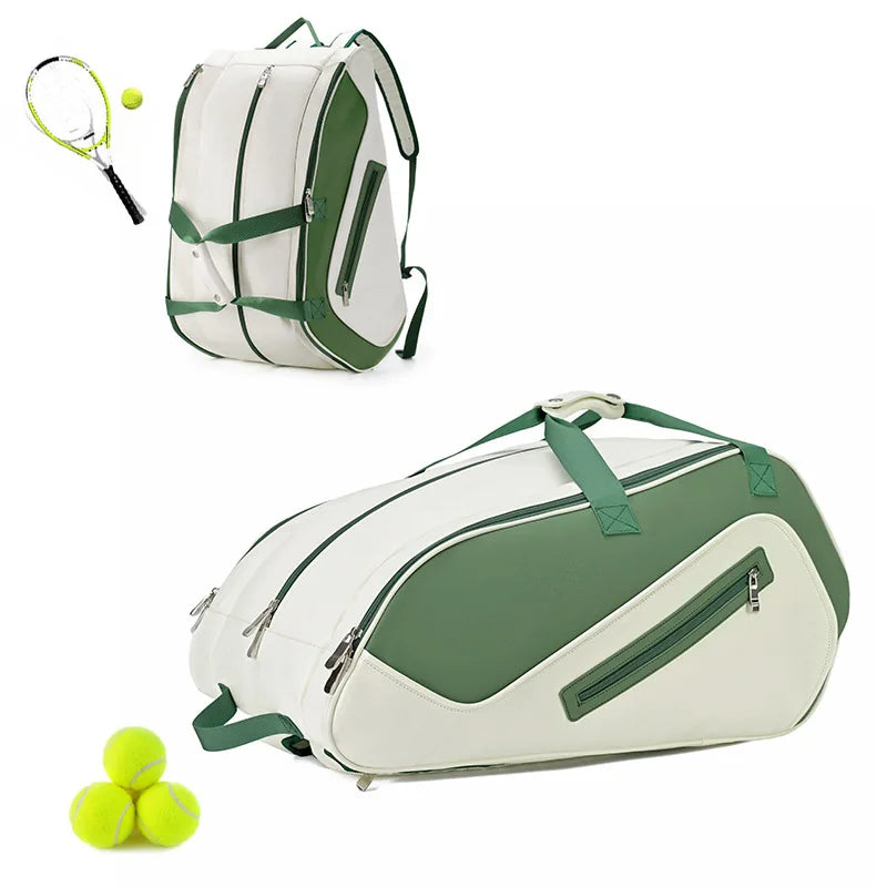 Mochila de Padel Grande Capacidade com Compartimento para Sapatilhas