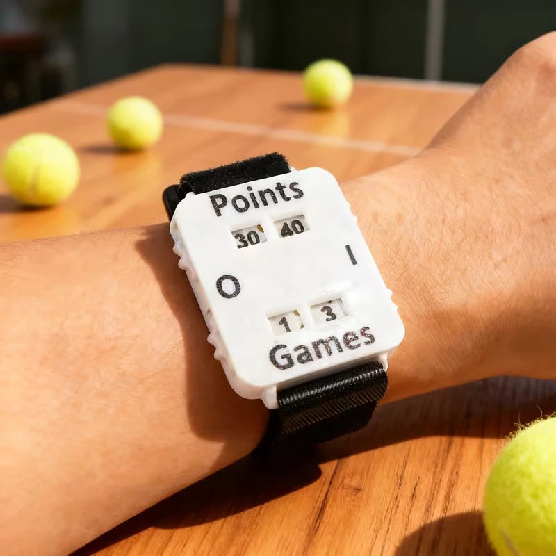 Portable Cricket/Tennis/Padel Scorer Wristband Instant Score Tracker No Memory Loss Suitable For Coaches, Referees, Players