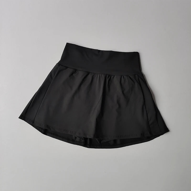 Women's High Waist Sports Short Skirt Quick Dry Fitness Yoga Running Tennis Golf Wear Summer Sport Skirts