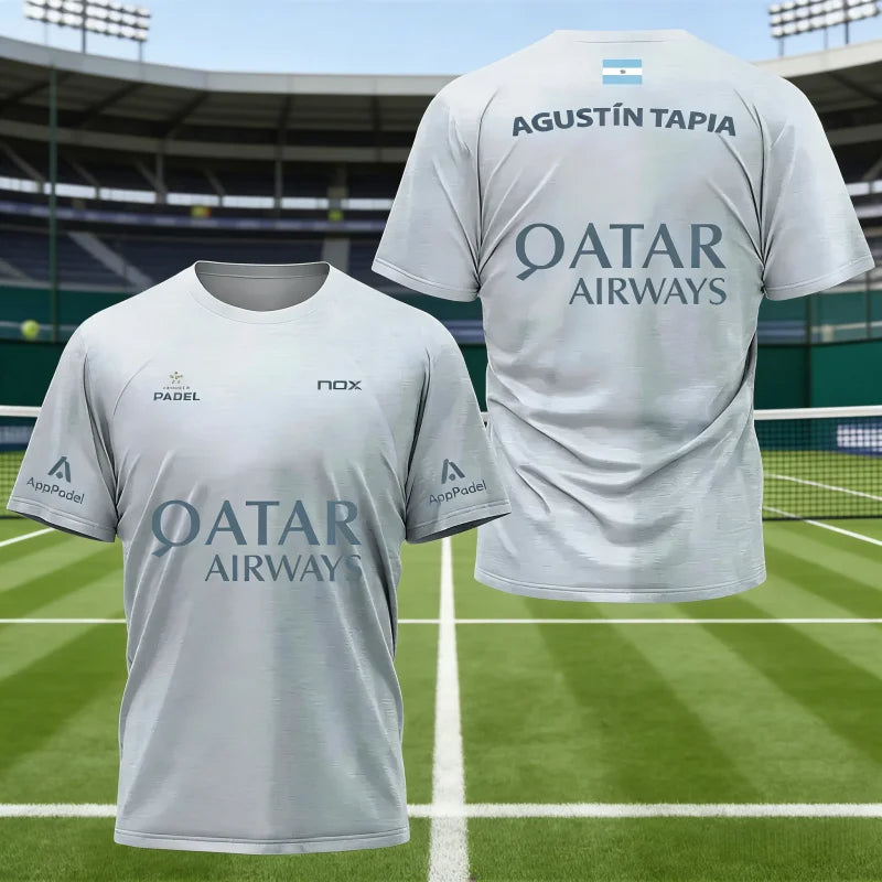 2026 New Men Padel Tennis  T-Shirt Sports Training Tops Male Casual Short Sleeve Clothing Streetwear Men Clothing Tops Beachwear