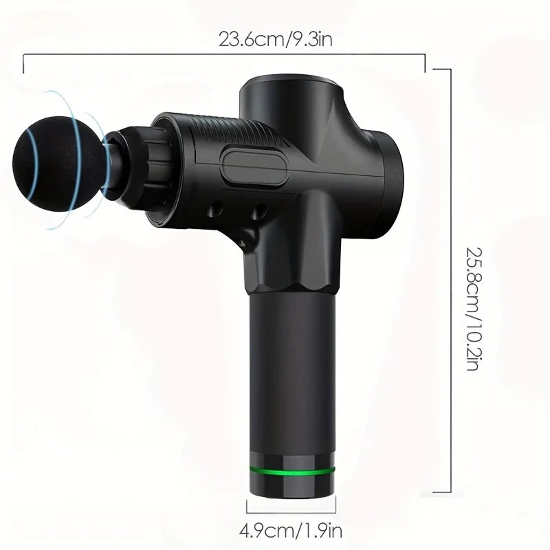Pistola de Massagem Muscular 30 Níveis - Recuperação Rápida