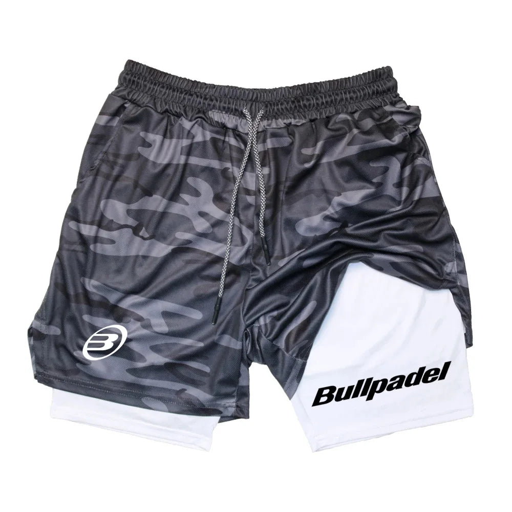 Men's Padel Sports Shorts, Breathable Tennis Shorts, Quick Drying Badminton Pants, Outdoor Running Sportswear, Summer, New