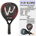 Padel racket Paddle racket 50% carbon fiber 50% glass fiber EVA elastic memory foam core Tennis racket Carbon fiber padel racket