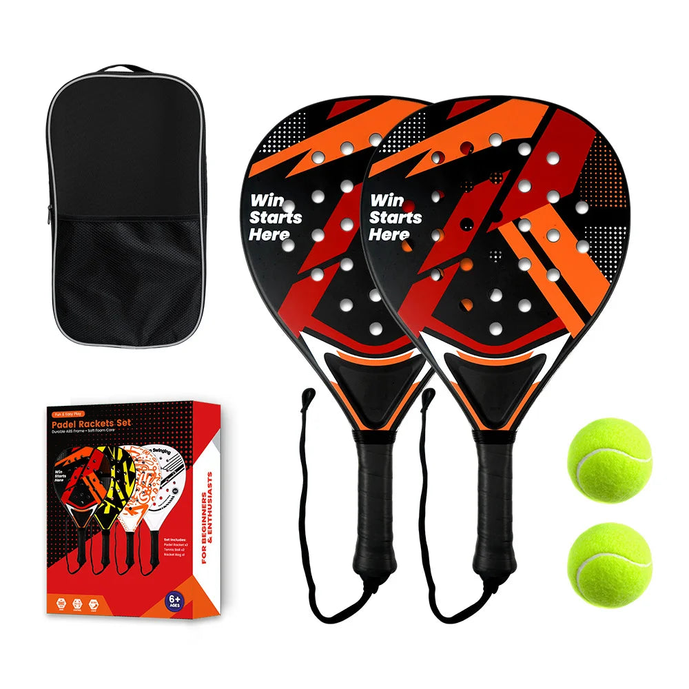 Raquete de Padel Carbono & EVA Memory Foam - Leveza e Equilíbrio