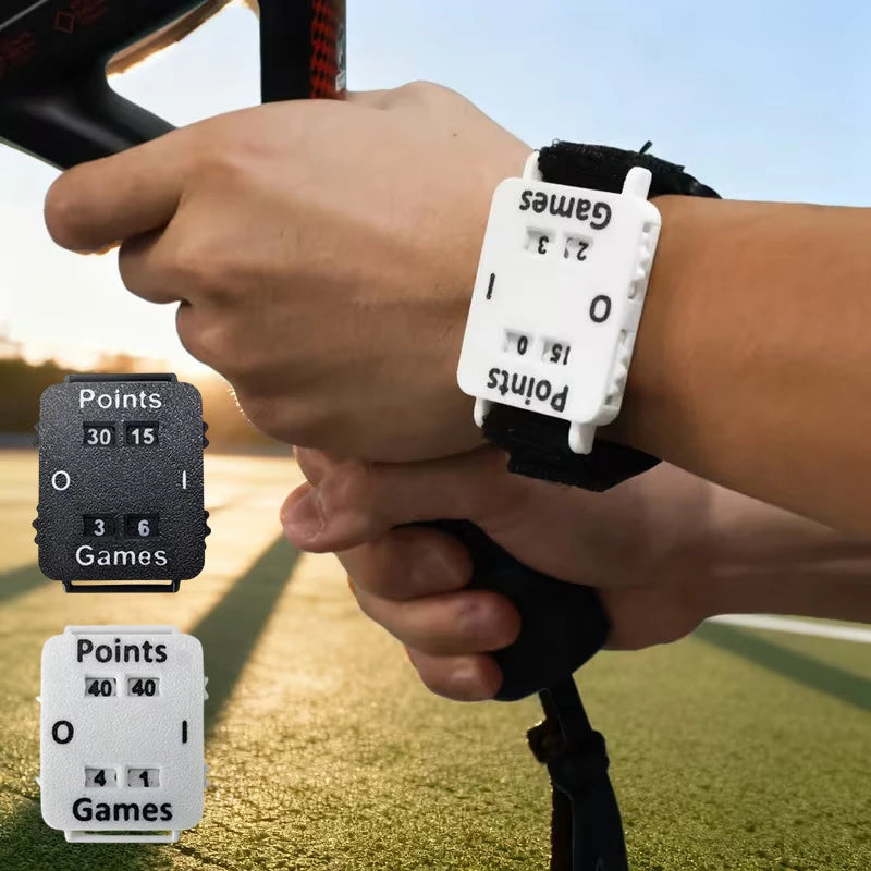 Portable Cricket/Tennis/Padel Scorer Wristband Instant Score Tracker No Memory Loss Suitable For Coaches, Referees, Players
